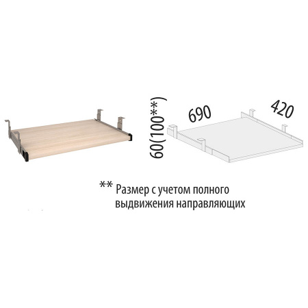Выдвижная панель 63.25 Выдвижная панель 63.25