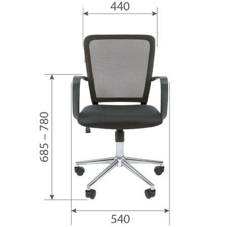 Кресло CHAIRMAN 698 CHROME