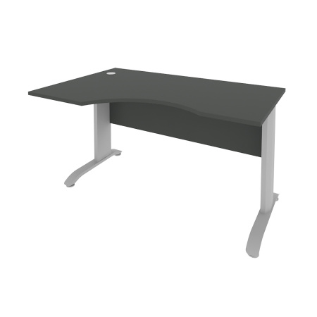 Стол офисный криволинейный на металлокаркасе левый ПЛ.СА-2 Стол офисный криволинейный на металлокаркасе левый ПЛ.СА-2