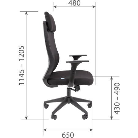 Кресло CHAIRMAN 500 LT Ткань