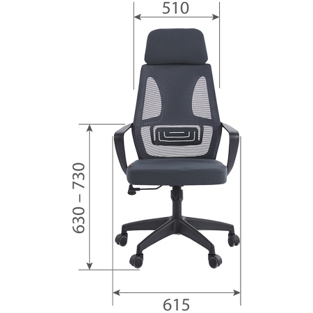 Кресло CHAIRMAN CH636 (черный пластик) Кресло CHAIRMAN CH636 (черный пластик)