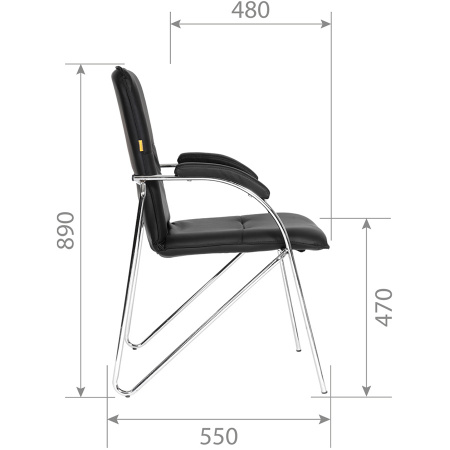 Кресло для посетителей CHAIRMAN 850N
