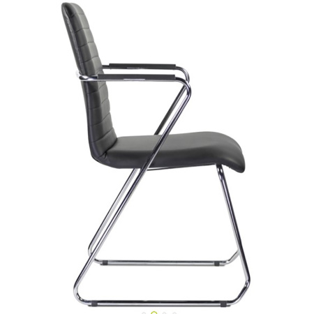 Стул для посетителя Честер (хром)